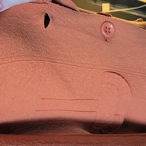 Virgin Wool Blend Pumpkin Cardigan - Picture 7 of 10